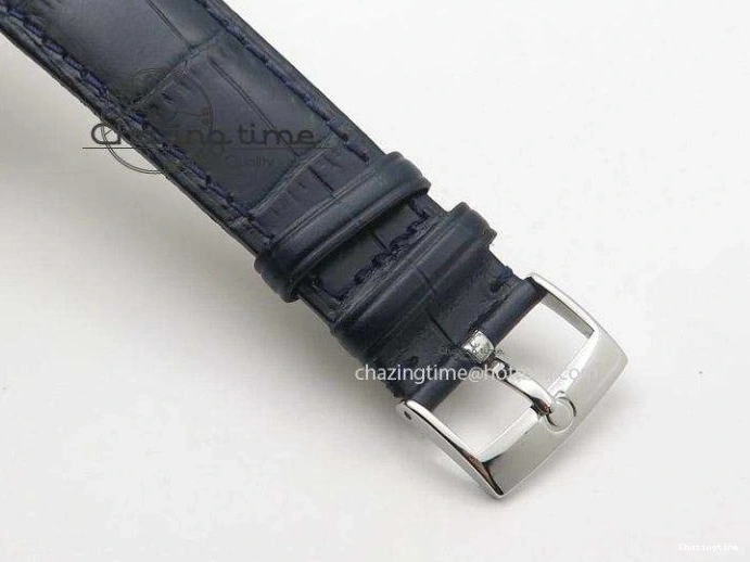 0701 De Ville MK 1:1 Best Edition SS Blue Dial On Black Leather Strap A Lightweight 8258